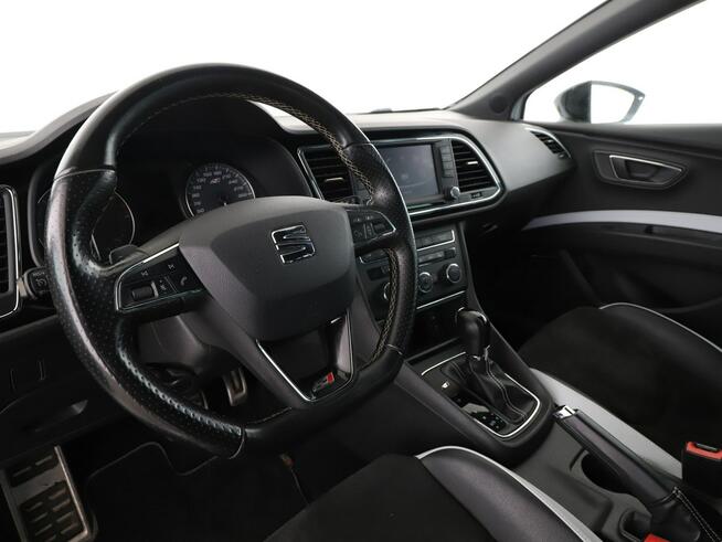 Seat Leon DSG full LED półskóra navi klima auto grzane fotele czujniki parkowani