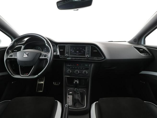 Seat Leon DSG full LED półskóra navi klima auto grzane fotele czujniki parkowani