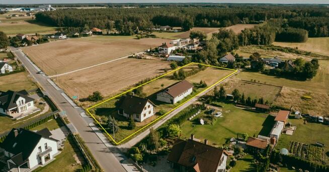 Dom i budynek usługowy, działka 4 335 m², Osipy-Wydziory I