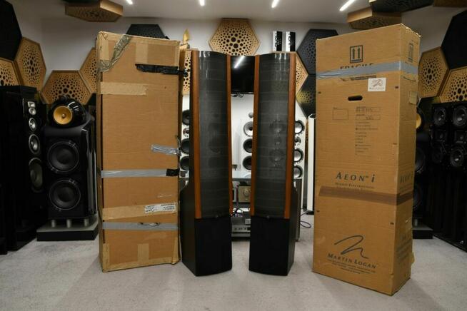 MartinLogan Aeon i – elektrostaty Natural Cherry