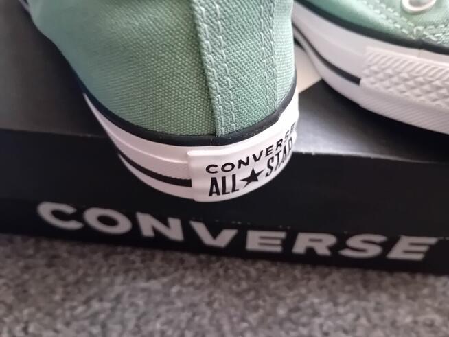 Nowe trampki wysokie damskie Converse Hi Herby A06563C mięto