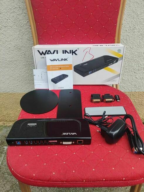 Stacja Dokująca Wavlink USB3.0 DisplayLink HDMI Ethernet