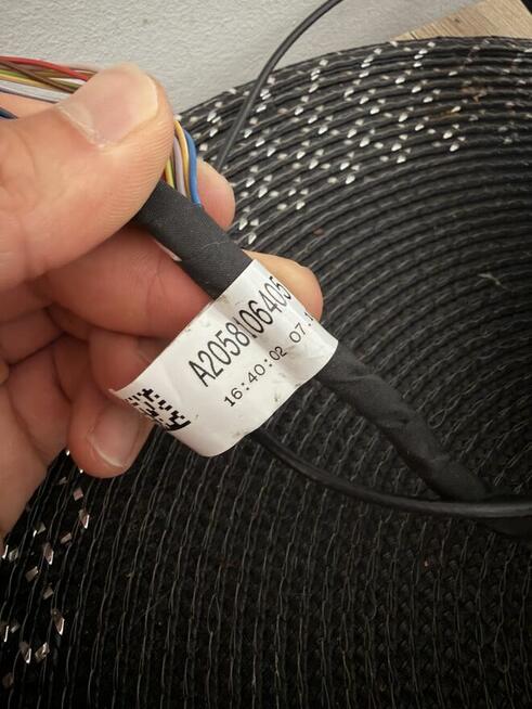 Mercedes W205 lift prawe lusterko 8+8+1+1 pin kamera antena