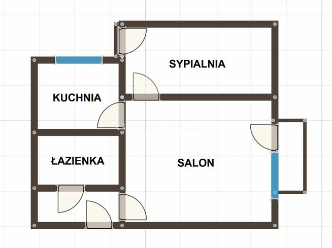 37 m² - Centrum - Balkon - 1. piętro