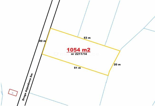 Działka 1054 m² - idealna pod budowę! MEDIA