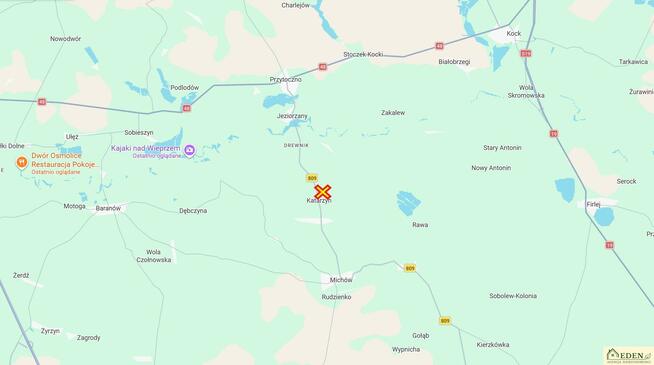 Działka budowlana Katarzyn gm. Michów