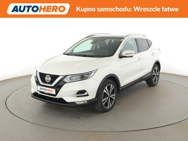 Nissan Qashqai skóra panorama full LED navi klima auto kamery i czujniki parkowania h