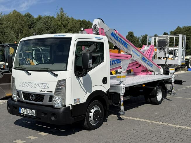 Nissan Cabstar Podnośnik Koszowy Zwyżka Multitel MX 250 UDT MZ 250 Steel Versalift P7