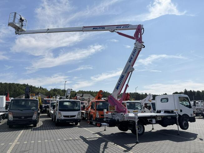 Nissan Cabstar Podnośnik Koszowy Zwyżka Multitel MX 250 UDT MZ 250 Steel Versalift P7