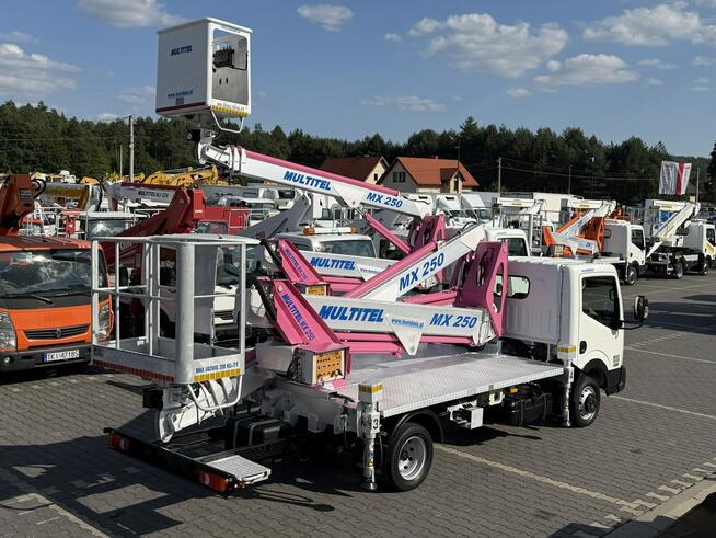 Nissan Cabstar Podnośnik Koszowy Zwyżka Multitel MX 250 UDT MZ 250 Steel Versalift P7