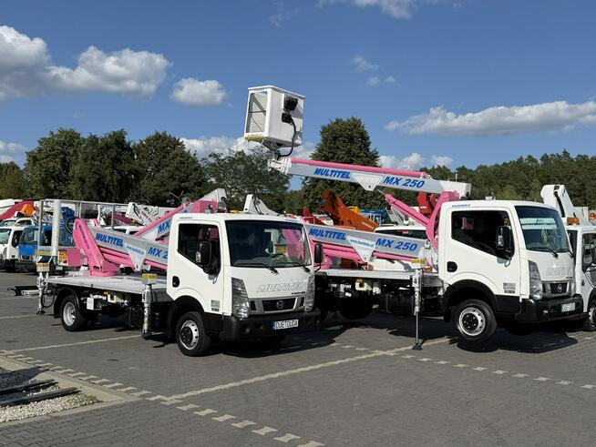 Nissan Cabstar Podnośnik Koszowy Zwyżka Multitel MX 250 UDT MZ 250 Steel Versalift P7