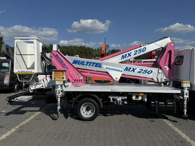 Nissan Cabstar Podnośnik Koszowy Zwyżka Multitel MX 250 UDT MZ 250 Steel Versalift P7