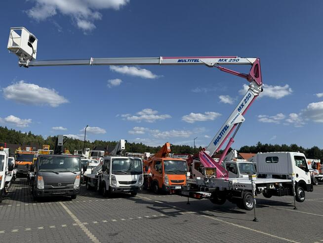 Nissan Cabstar Podnośnik Koszowy Zwyżka Multitel MX 250 UDT MZ 250 Steel Versalift P7