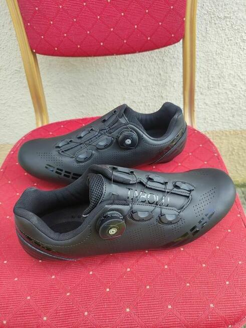 Buty Rowerowe Sportowe obuwie szosowe czarne kolarskie Tabolu