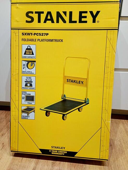Sprzedam Wózek Transportowy- STANLEY -udzwig -150kg nowka
