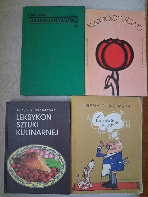 Drzewoznawstwo, kwiaty,kuchnia, leksykon,Gumowska
