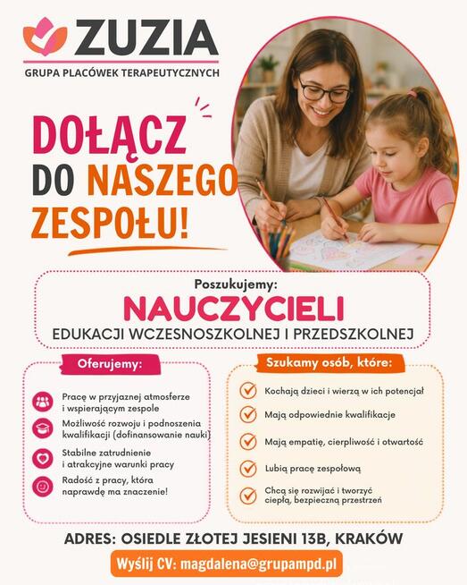 Poszukujemy Nauczyciela!