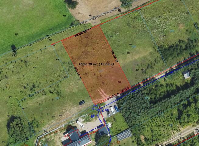 Laski Wielkie działki 1500m² , 8km od Ełku