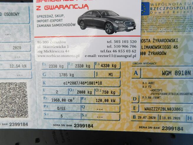 Audi A6 2.0TDI Sport Line z Gwarancją