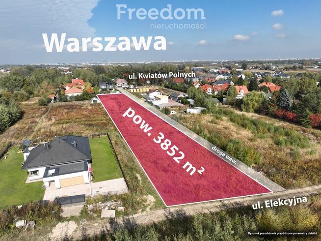 Kompleks działek z MPZP, 3852m2, media