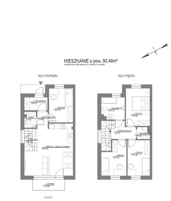 Nowy>komfortowy apartament>90,49 m2>OGRÓDEK