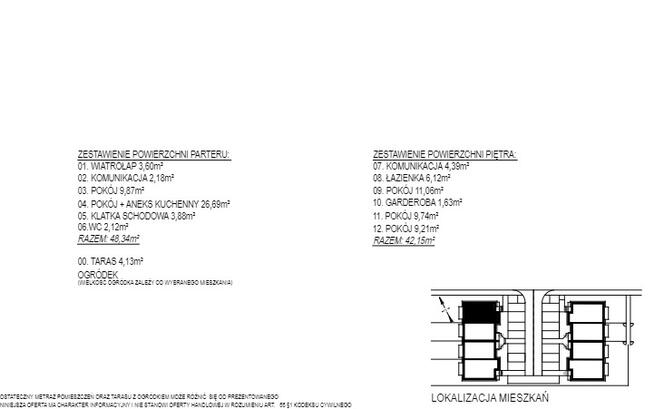 Nowy>komfortowy apartament>90,49 m2>OGRÓDEK