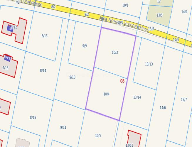 Działka budowlana 1630 m² MPZP Media A2
