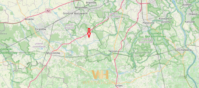 Działka budowlana Zaręby gm. Żabia Wola,