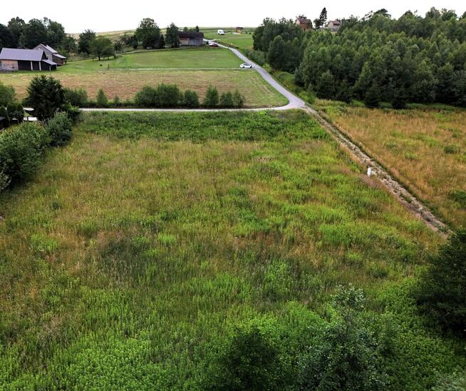Działka budowlana pod lasem – 1730m2, WZ, prąd