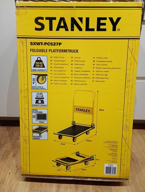 Sprzedam Wózek Transportowy- STANLEY -udzwig -150kg nowka