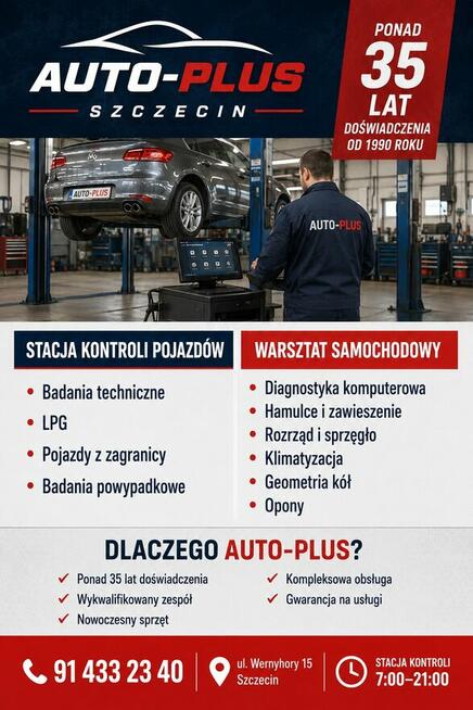 Pomocnik mechanika, w tym praca przy wymianie opon