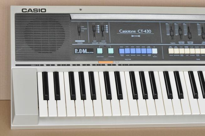 Keyboard CASIO CT-430 Casiotone - Prawdziwy VINTAGE z lat 80