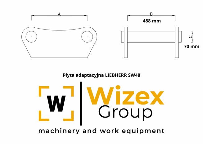 Płyta adaptacyjna LIEBHERR SW48