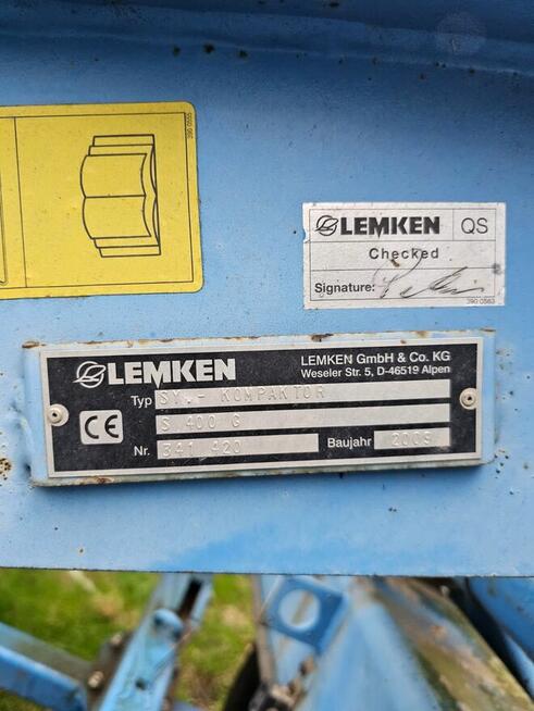 Agregat Uprawowy Kompaktor Lemken Gigant 10/800