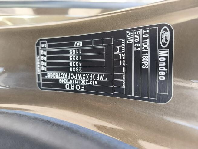 Ford Mondeo Od 1100zł m-c Bez wpłaty! Vignale#`180km#4x4#FullLed#Went.Fotele!