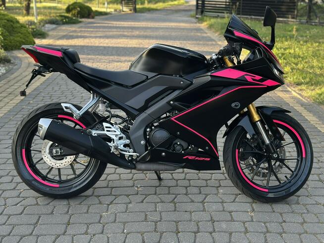 Yamaha R125 YZF R 125 PINK przebieg 24kkm 2021r Możliwość obniżenia Duke MT R125
