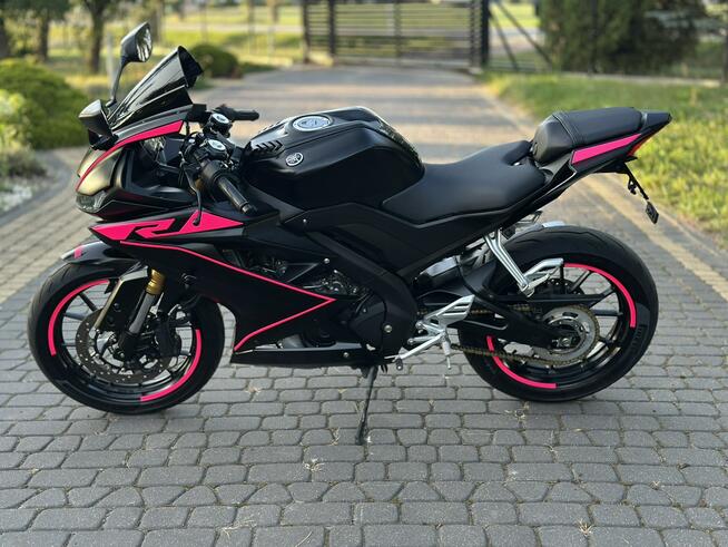 Yamaha R125 YZF R 125 PINK przebieg 24kkm 2021r Możliwość obniżenia Duke MT R125