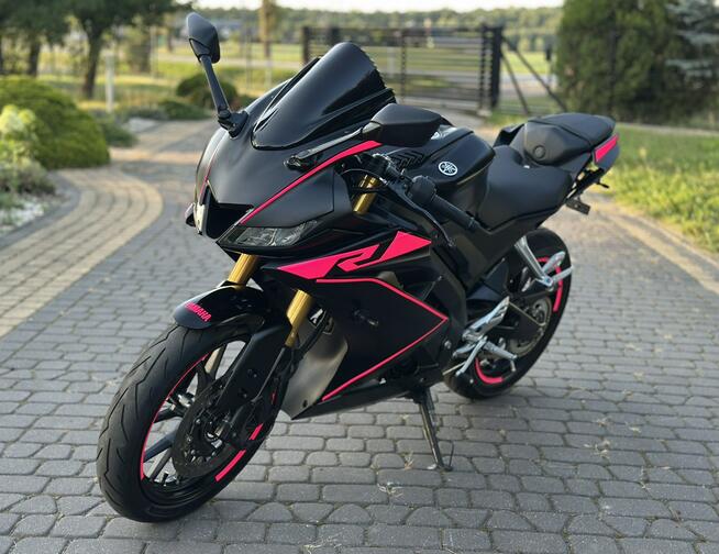 Yamaha R125 YZF R 125 PINK przebieg 24kkm 2021r Możliwość obniżenia Duke MT R125