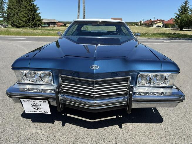 Buick Riviera 1973 – V8 455, automat, granat / biały vinyl