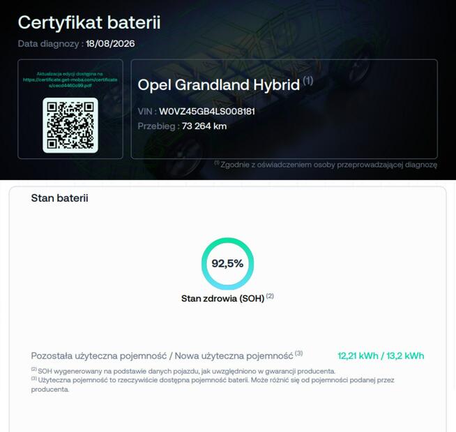 Opel Grandland X PHEV 4x4 automat full LED navi klima auto ACC Denon Premium czujniki p