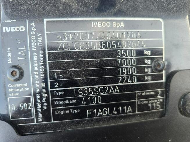 Iveco Daily 35C16 V 2,3 D / 160 KM !! MAX - Long / L 5 - L 5 !! Przebieg 68 tyś !!