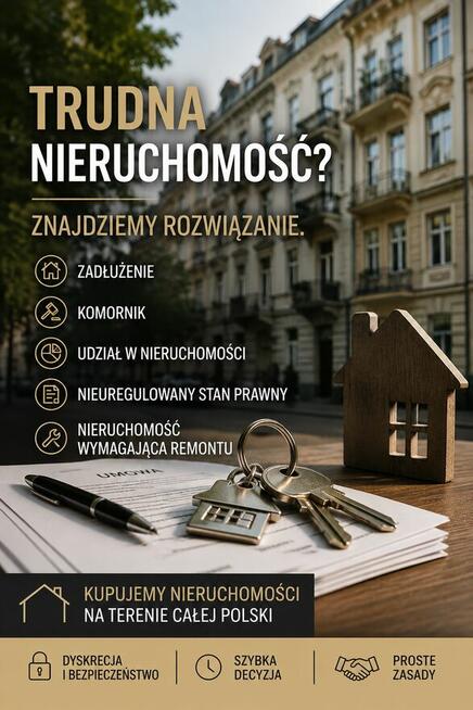 Skup nieruchomości zadłużonych, udziały, spadki