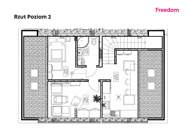 Chobienice | Dwupoziomowe M | 107m² | Wysoki stand