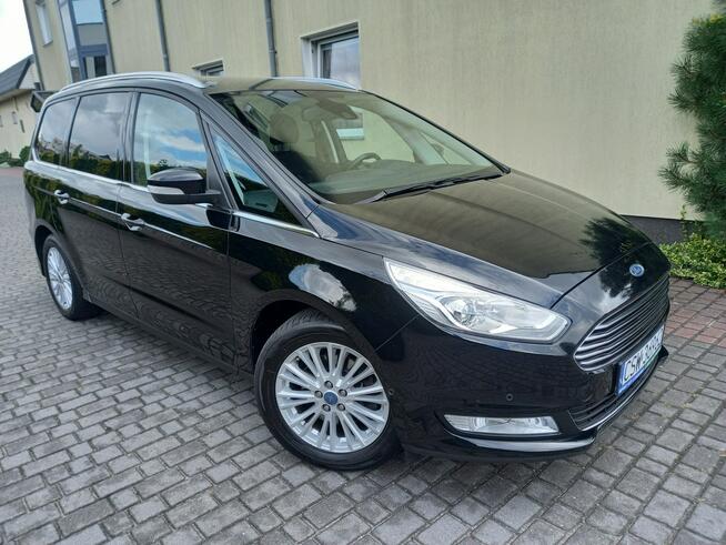 Ford Galaxy 2.0Tdci Titanium Ledy Duża Navi 7Foteli 100%Bezwypadkowy Serwisy w ASO