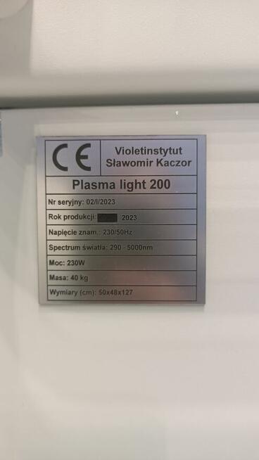 Generator Plazmowy Plasma Light 200 – Profesjonalne Urządzen