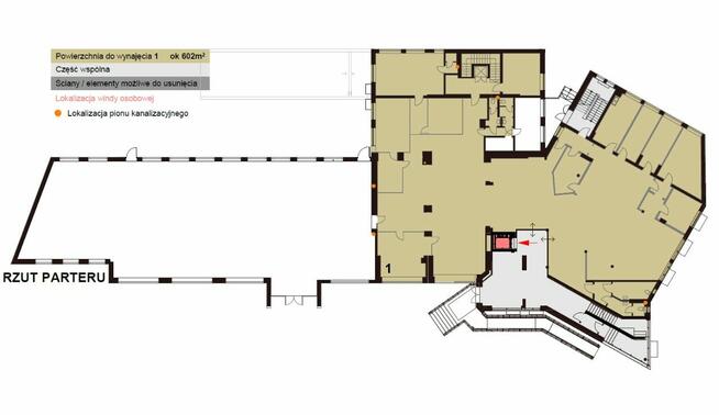 Rybnik Śródmieście 602 m² na wynajem | parter | winda | W3