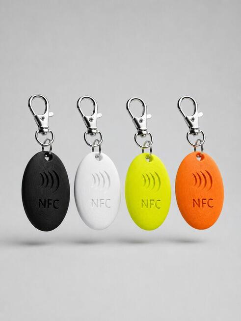 Inteligentny Adresnik NFC dla Psa i Kota (4x2.5cm) Zielony