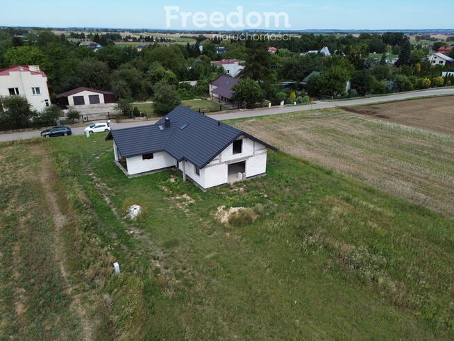 Dom 140m² surowy z garażem , Płoskie k. Zamościa