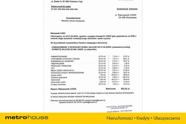 Mieszkanie Warszawa Ursus, ul. Rakuszanki