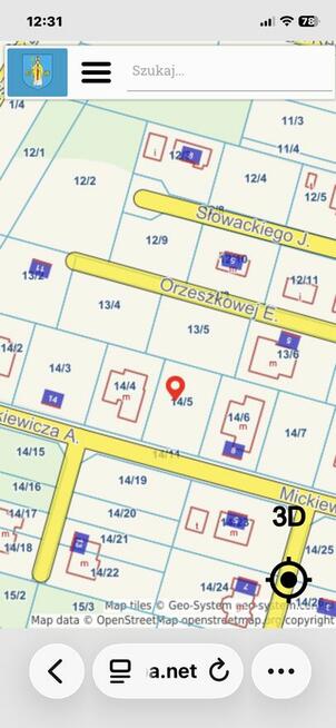 Sprzedam działkę budowlaną w Serocku
